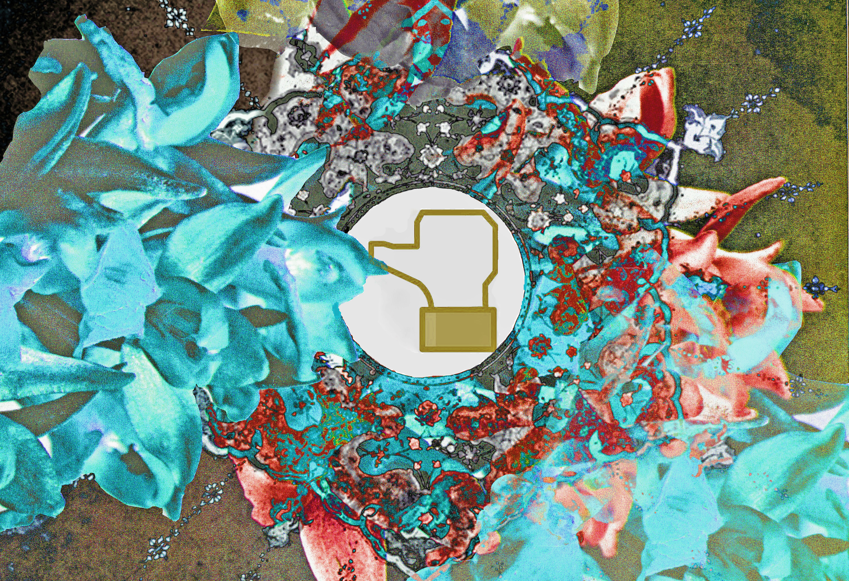 biblioteken i klorna på facebook - toppillustration (Balsam Karam)