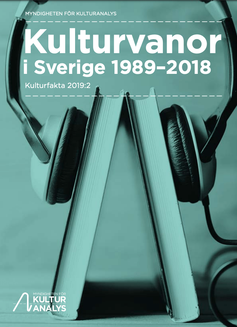 Omslag Kulturvanor i Sverige 1989-2018