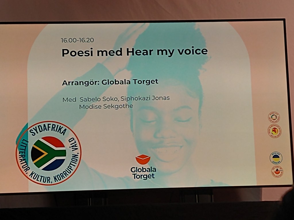 Foto på Globala Torget på Bokmässan 2022.